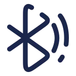 Bluetooth Wave SVG Icon